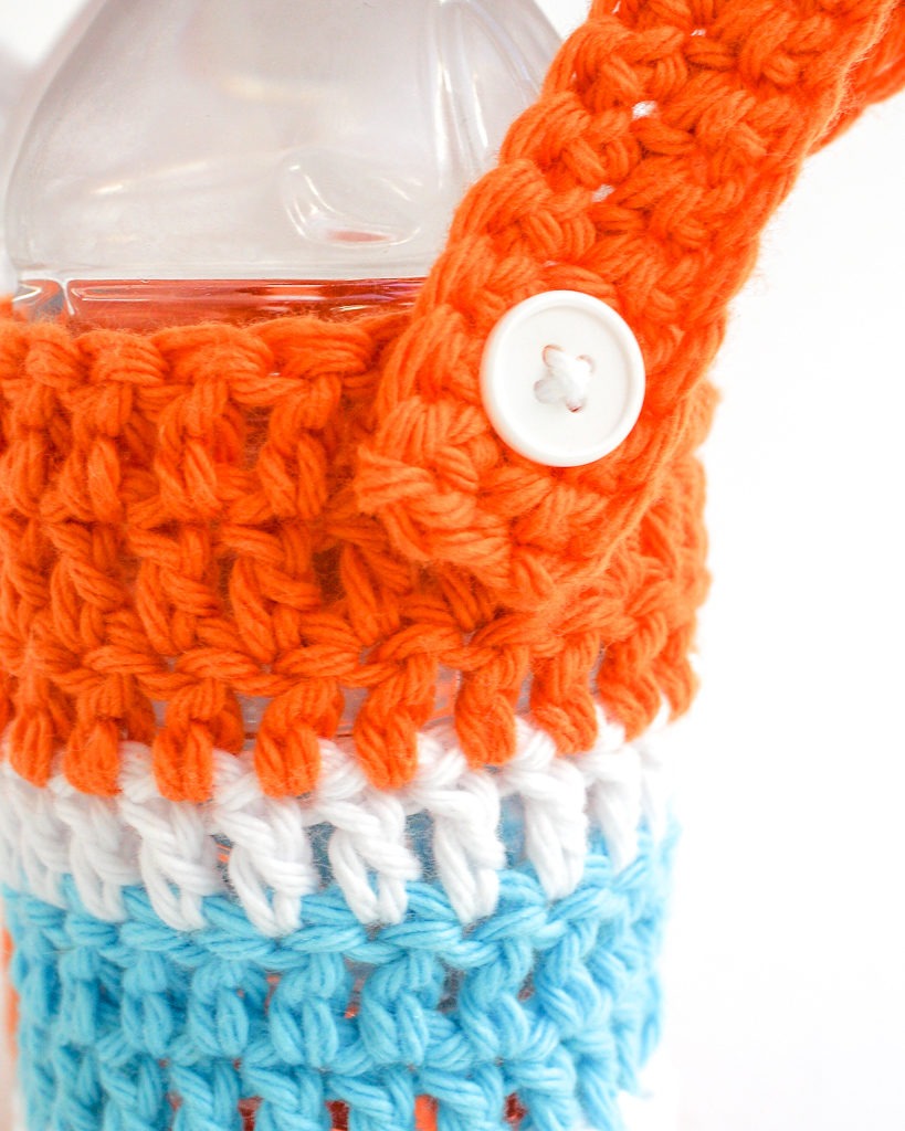 OntheGo Water Bottle Carrier Free Crochet Pattern Winding Road Crochet