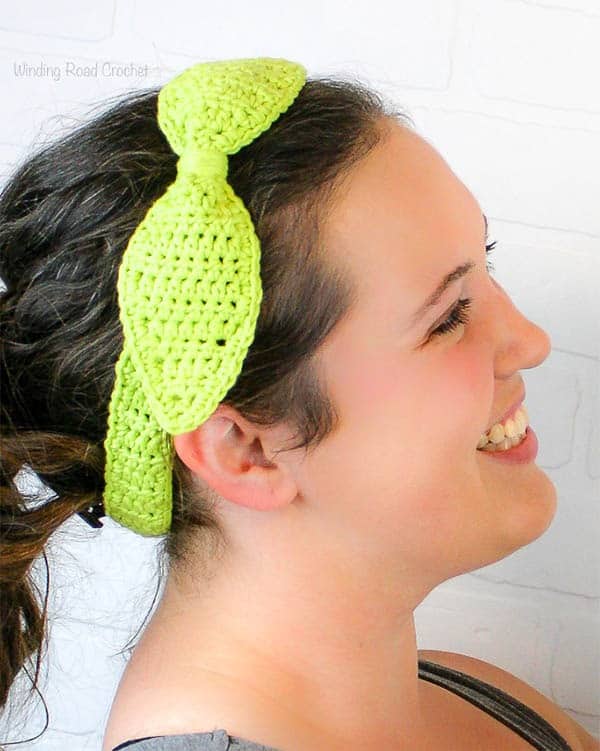 Casual Cotton Headband Free Crochet Pattern Winding Road Crochet