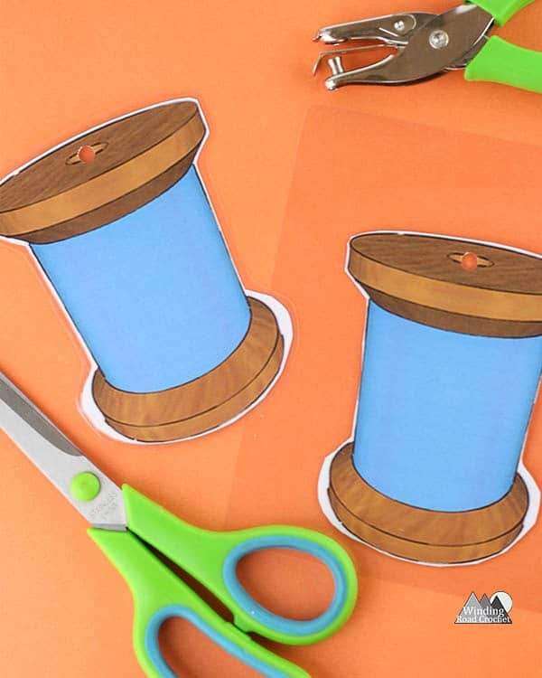 Printable Yarn Bobbin For Tangle Free Projects Winding Road Crochet