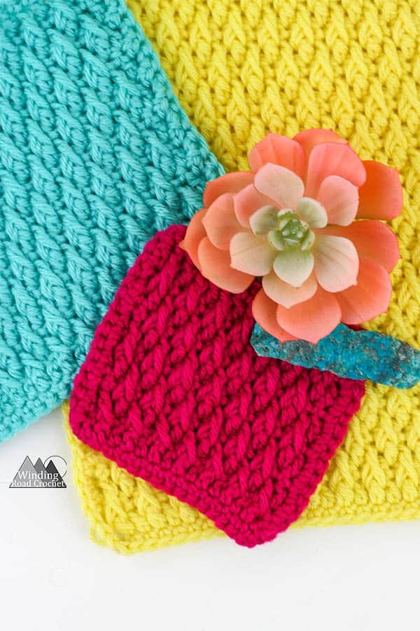 Alpine Stitch Crochet Tutorial Winding Road Crochet