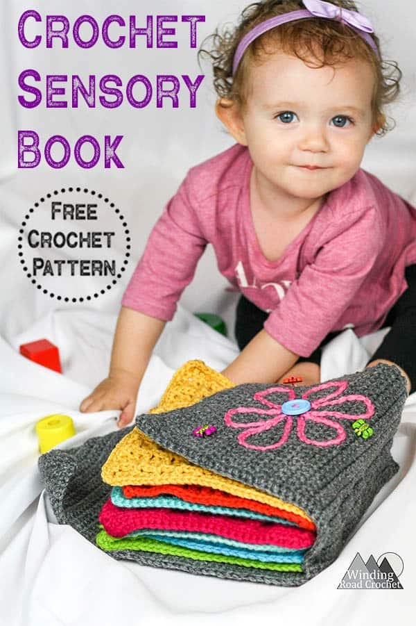 Crochet Sensory Baby Blanket Winding Road Crochet