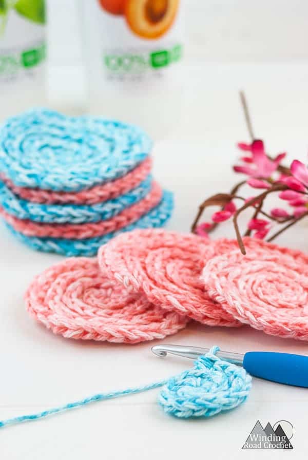 How To Crochet Face Scrubbies Free Pattern To Love Winding Road Crochet
