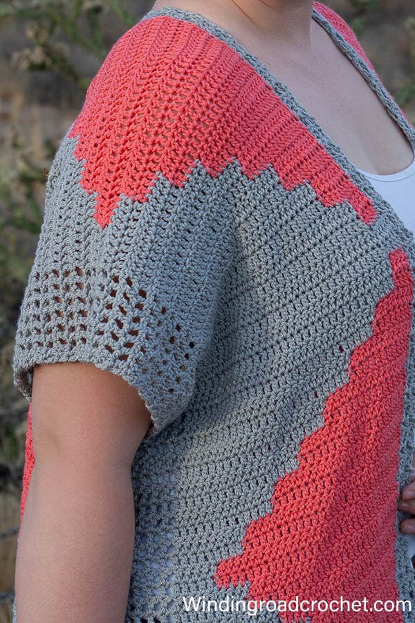 How to make a Crochet Kimono Free Pattern Winding Road Crochet