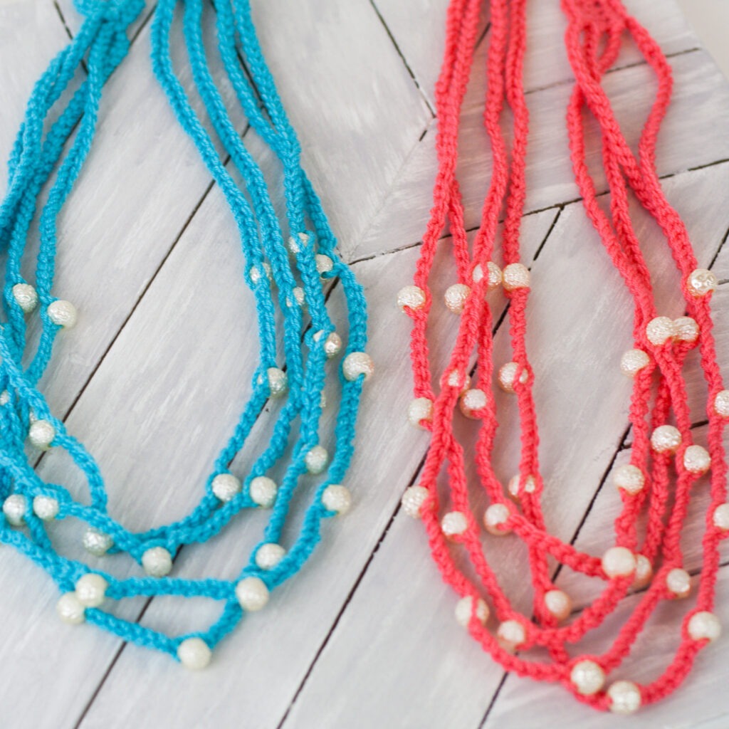 Bohemian Beaded Necklace Free Crochet Pattern Winding Road Crochet