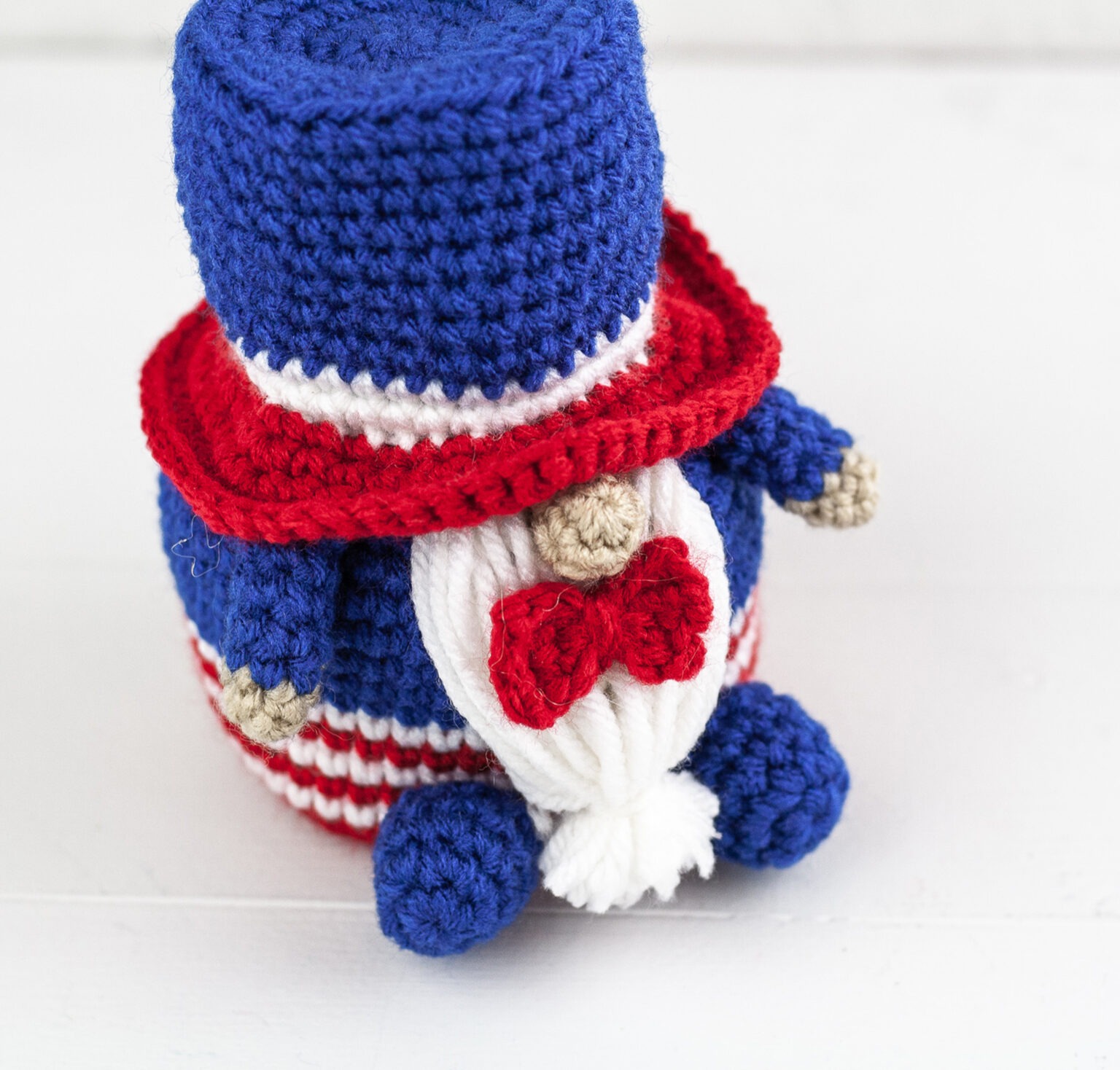 Crochet Patriotic Gnome Free Pattern Winding Road Crochet