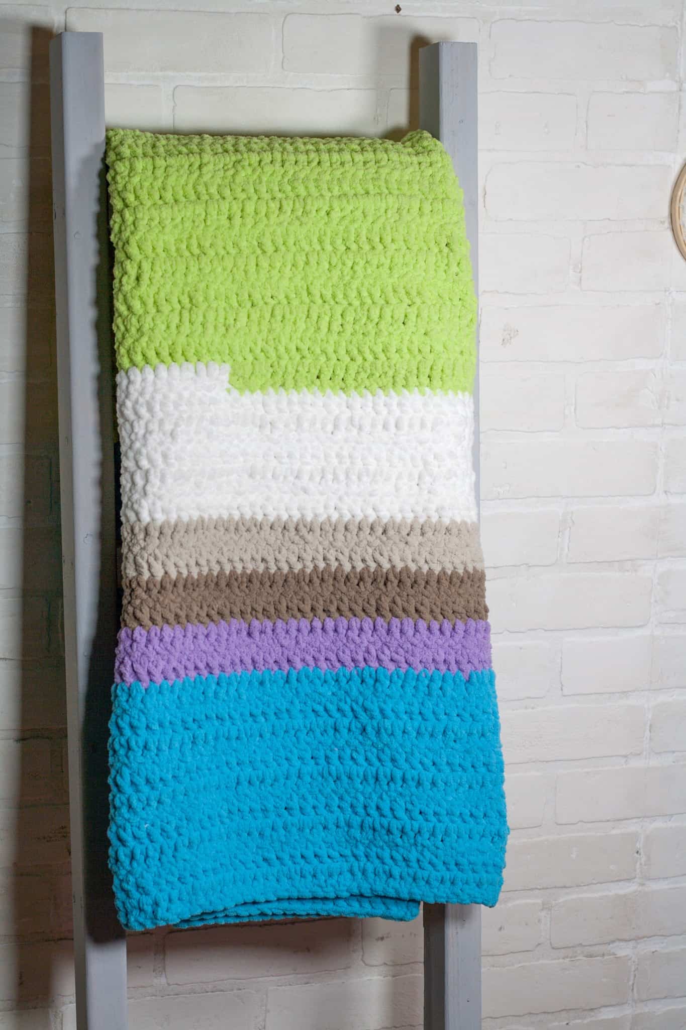 Beginner Crochet Blanket Pattern - Winding Road Crochet