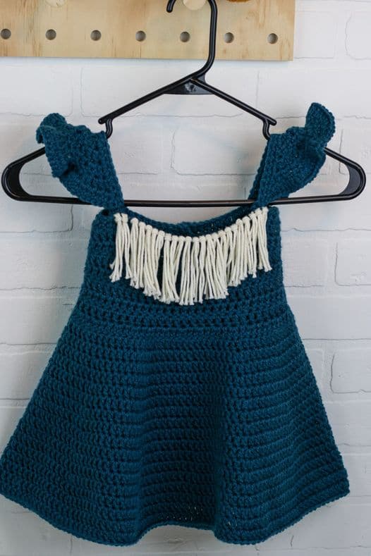 Easy Crochet Dress for Toddlers Free Pattern Winding Road Crochet