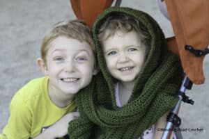 Wanderer's Crochet Hooded Scarf Free Pattern - Winding Road Crochet