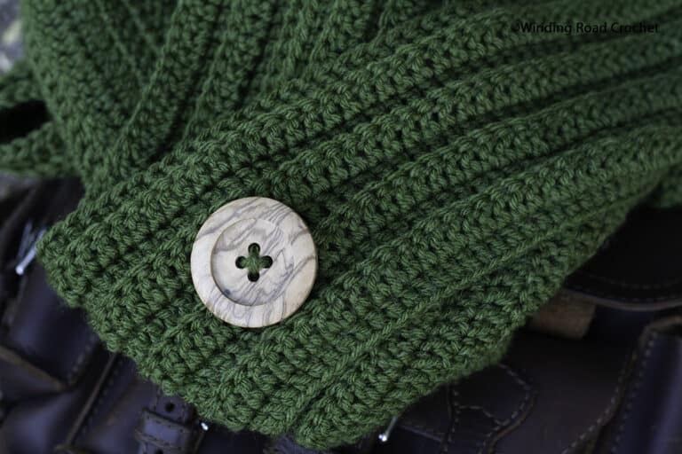 Wanderer's Crochet Hooded Scarf Free Pattern - Winding Road Crochet