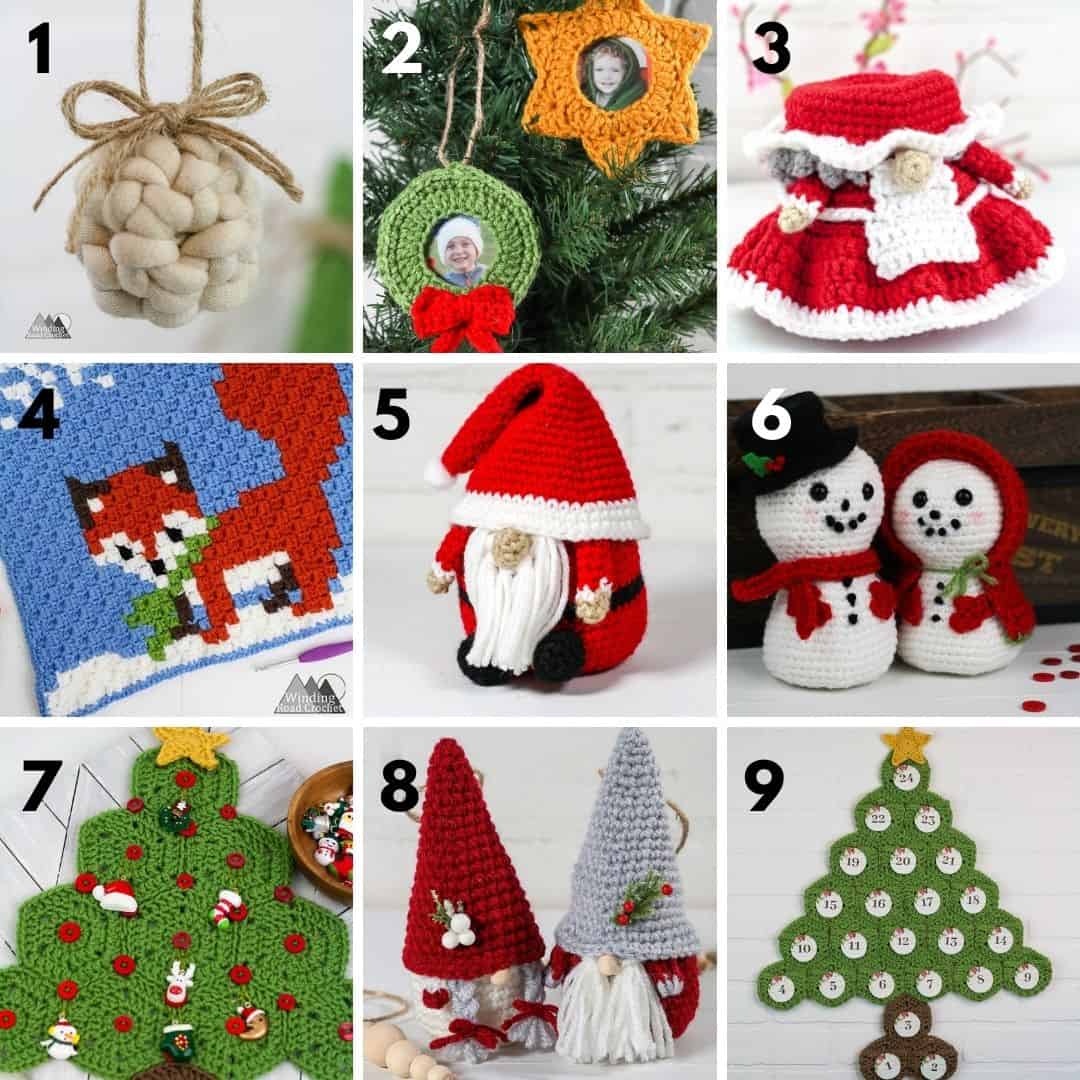 Crochet Gnome Ornament A Simple Charming Pattern Winding Road Crochet