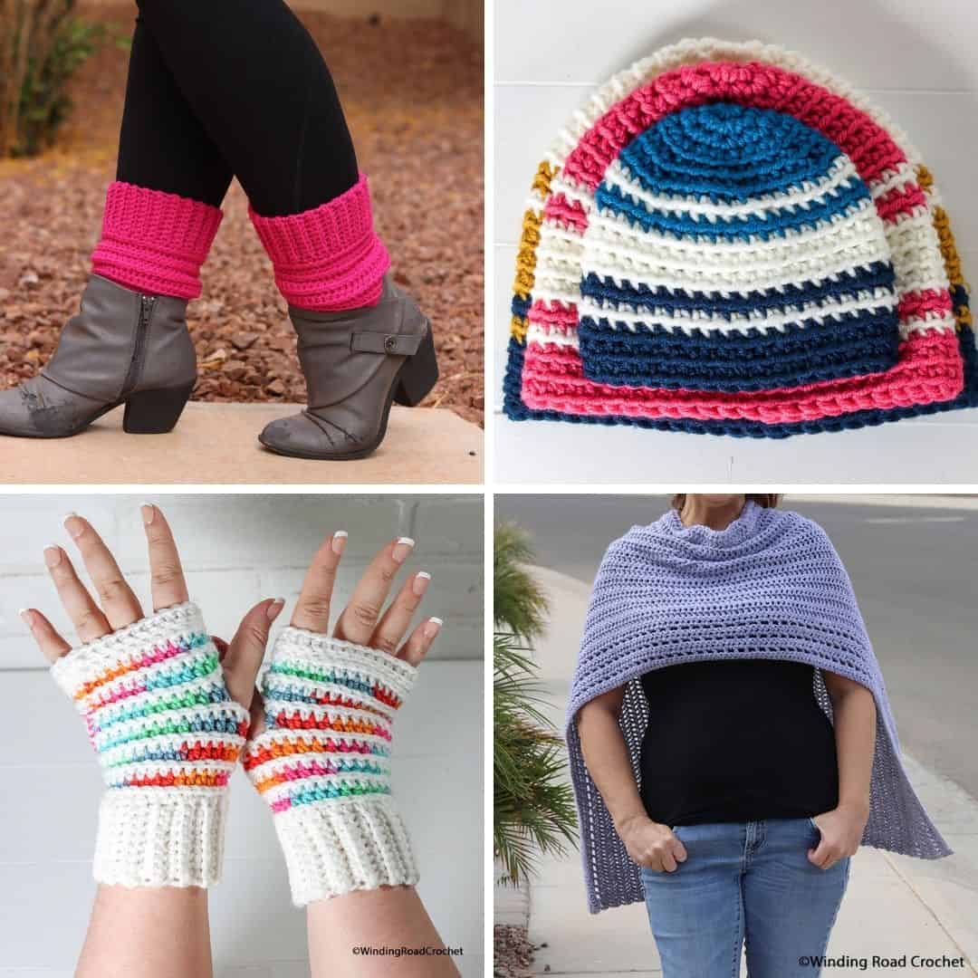 Pocket Infinity Scarf Easy Free Crochet Pattern Winding Road Crochet