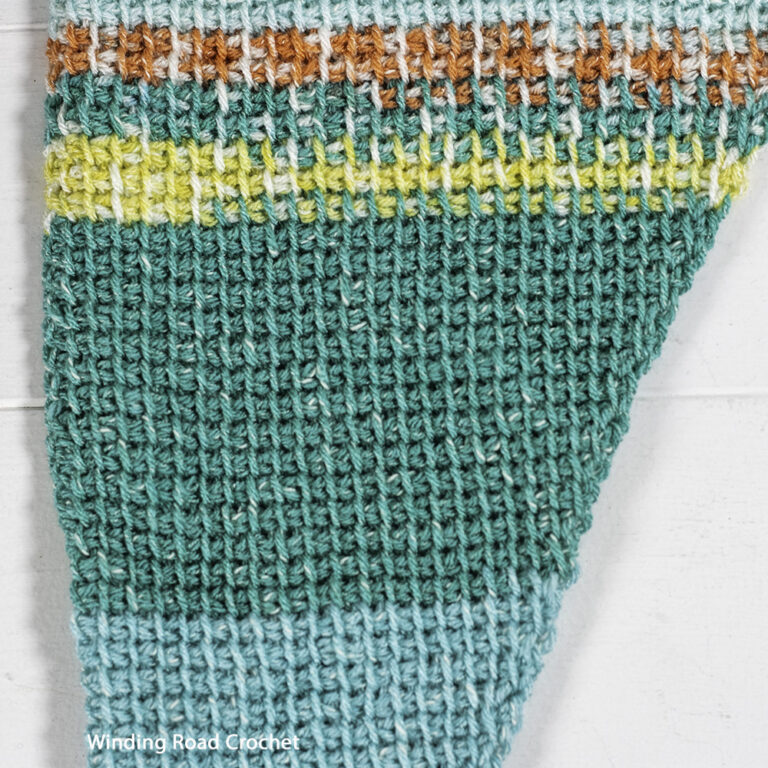 How to Increase and Decrease in Tunisian Crochet - Winding Road Crochet