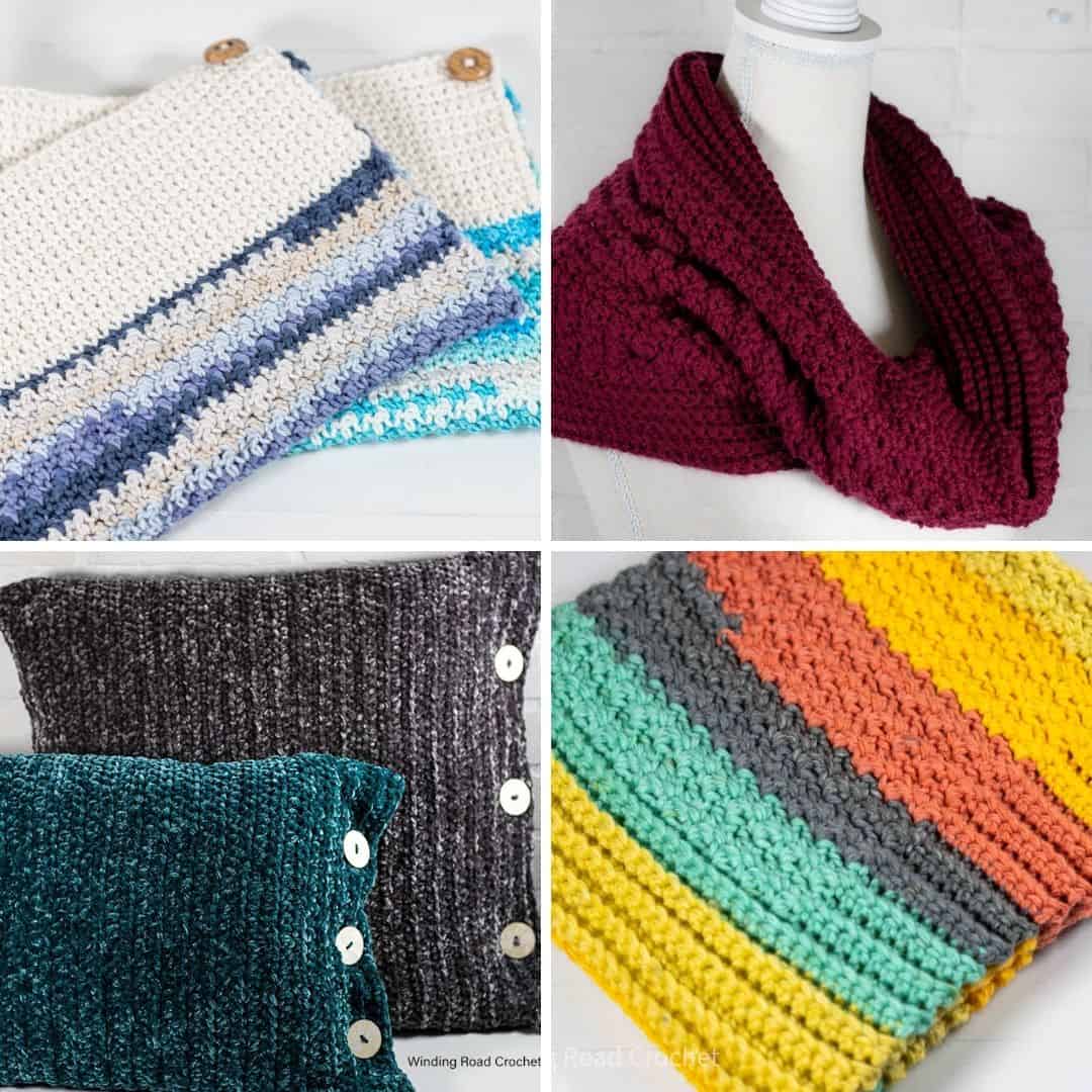 Striped Crochet Scarf a Colorful Free Crochet Pattern - Winding Road ...