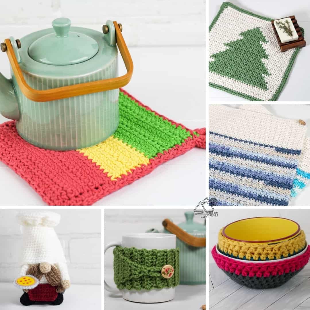 Crochet Gift Basket Ideas using Free Crochet Patterns Winding Road Crochet