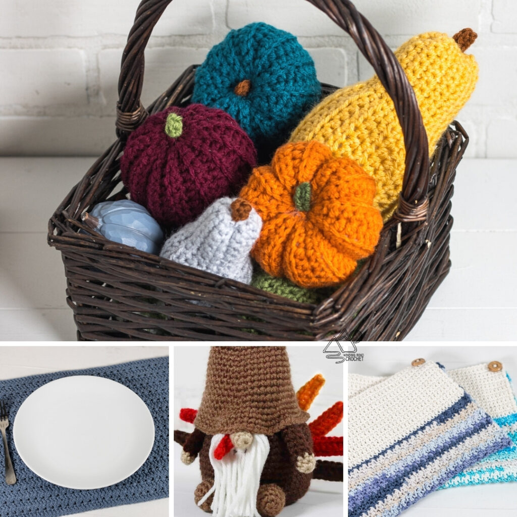 Crochet Gift Basket Ideas using Free Crochet Patterns Winding Road
