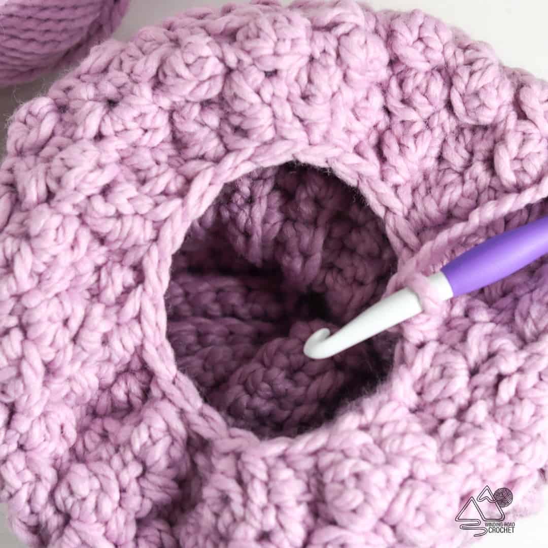 Super Bulky Crochet Hat Free Pattern - Winding Road Crochet