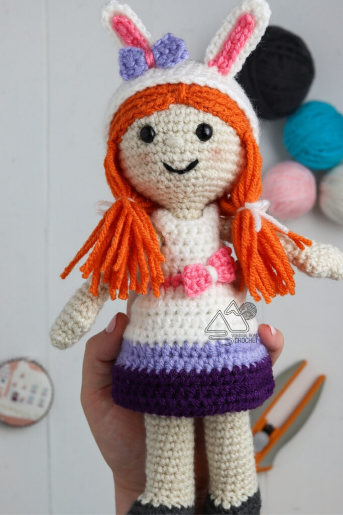 Bunny Crochet Doll Adorable Free Pattern Winding Road Crochet