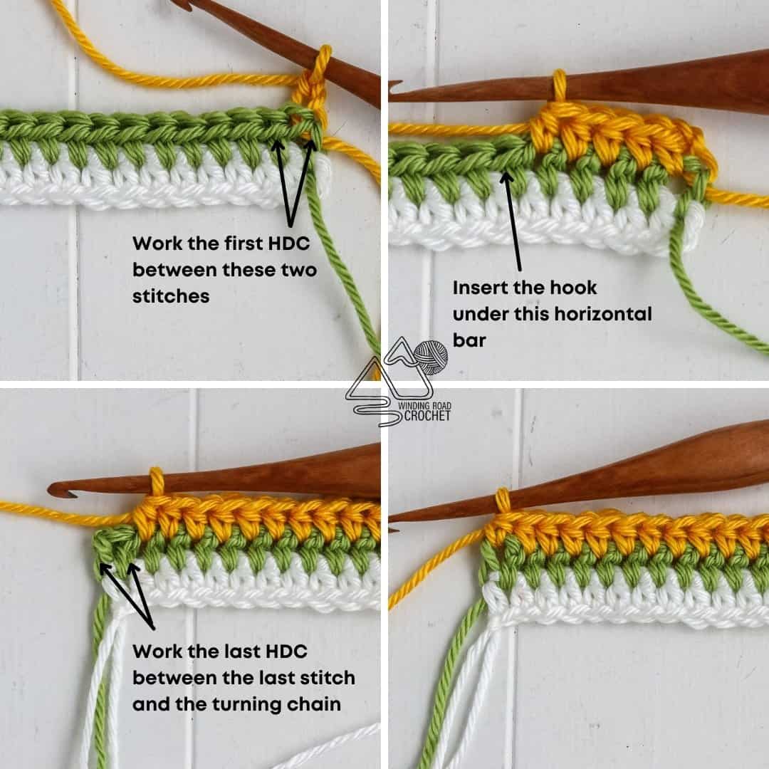 Crochet Striped Afghan Free Pattern with Video Tutorial Winding Road