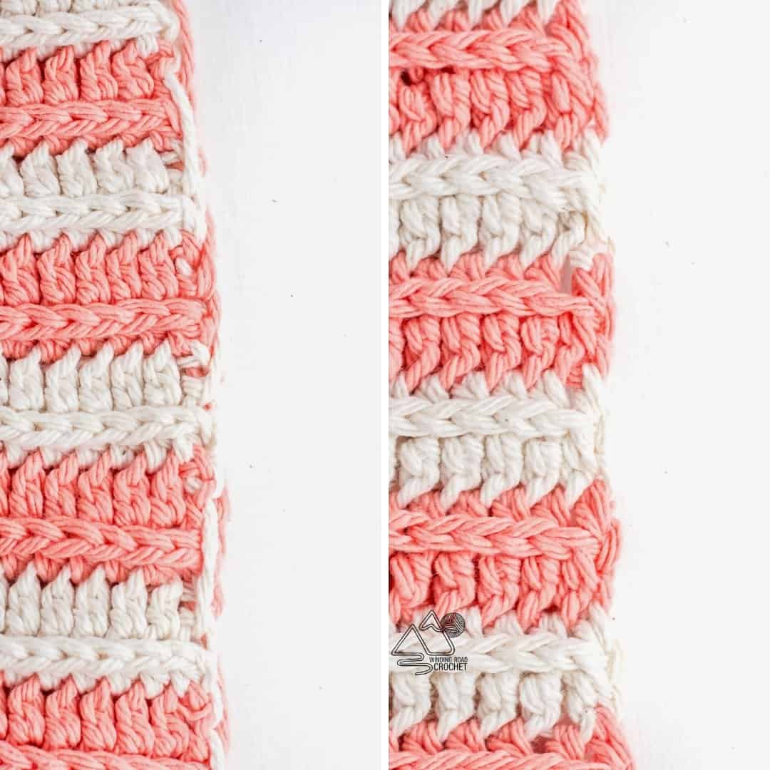 Crochet Tea Towel Free Pattern and Video Tutorial Winding Road Crochet