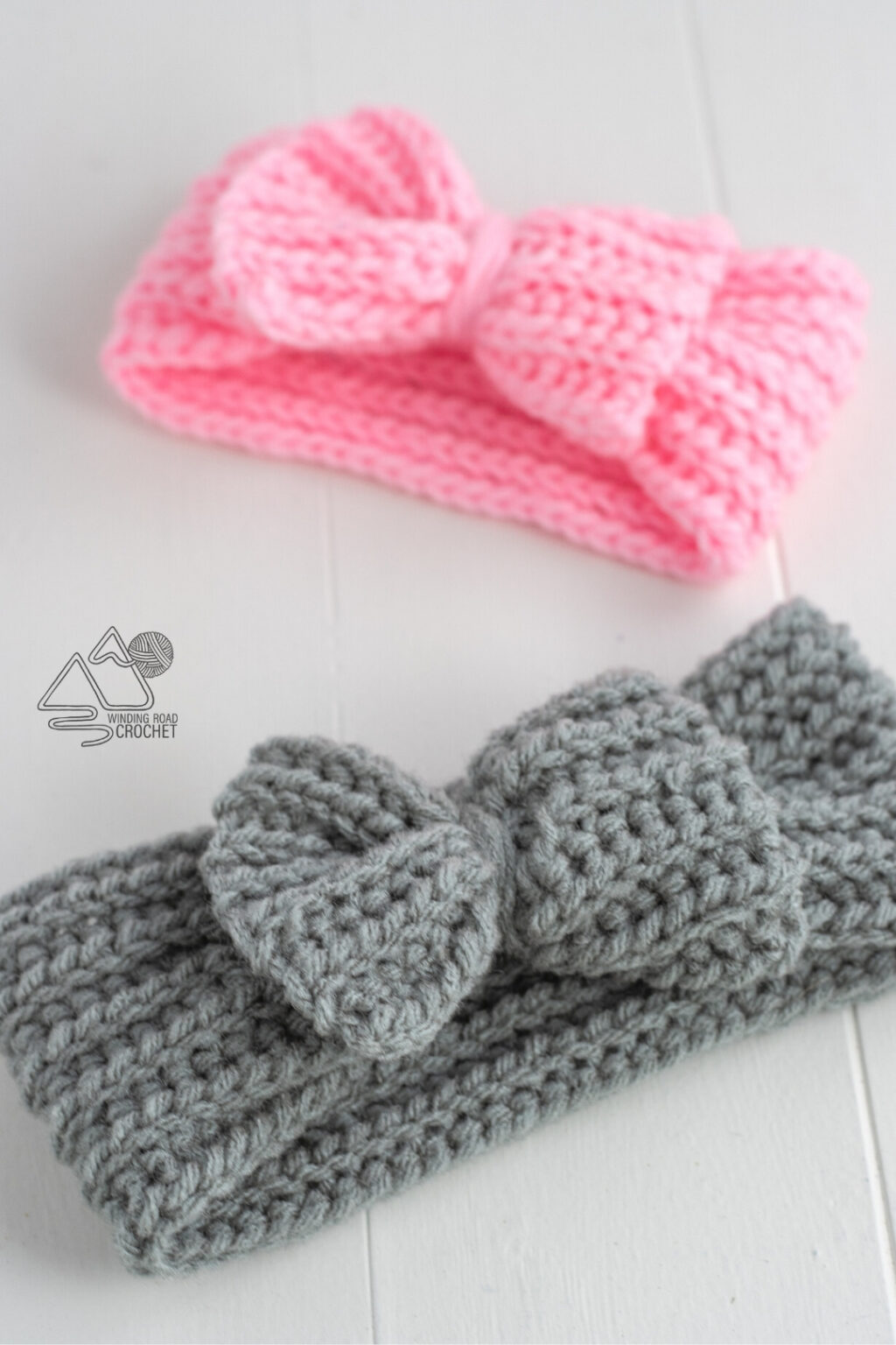 Adorable Baby Bow Headband Free Crochet Pattern and Video Winding