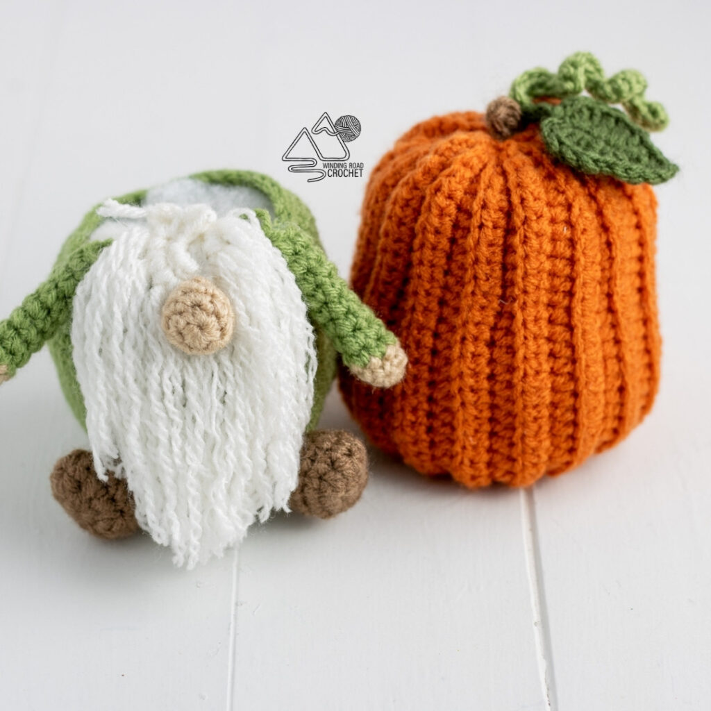 Crochet Pumpkin Gnome Free Crochet Pattern Winding Road Crochet