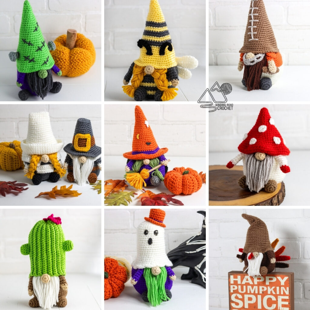Crochet Pumpkin Gnome Free Crochet Pattern Winding Road Crochet