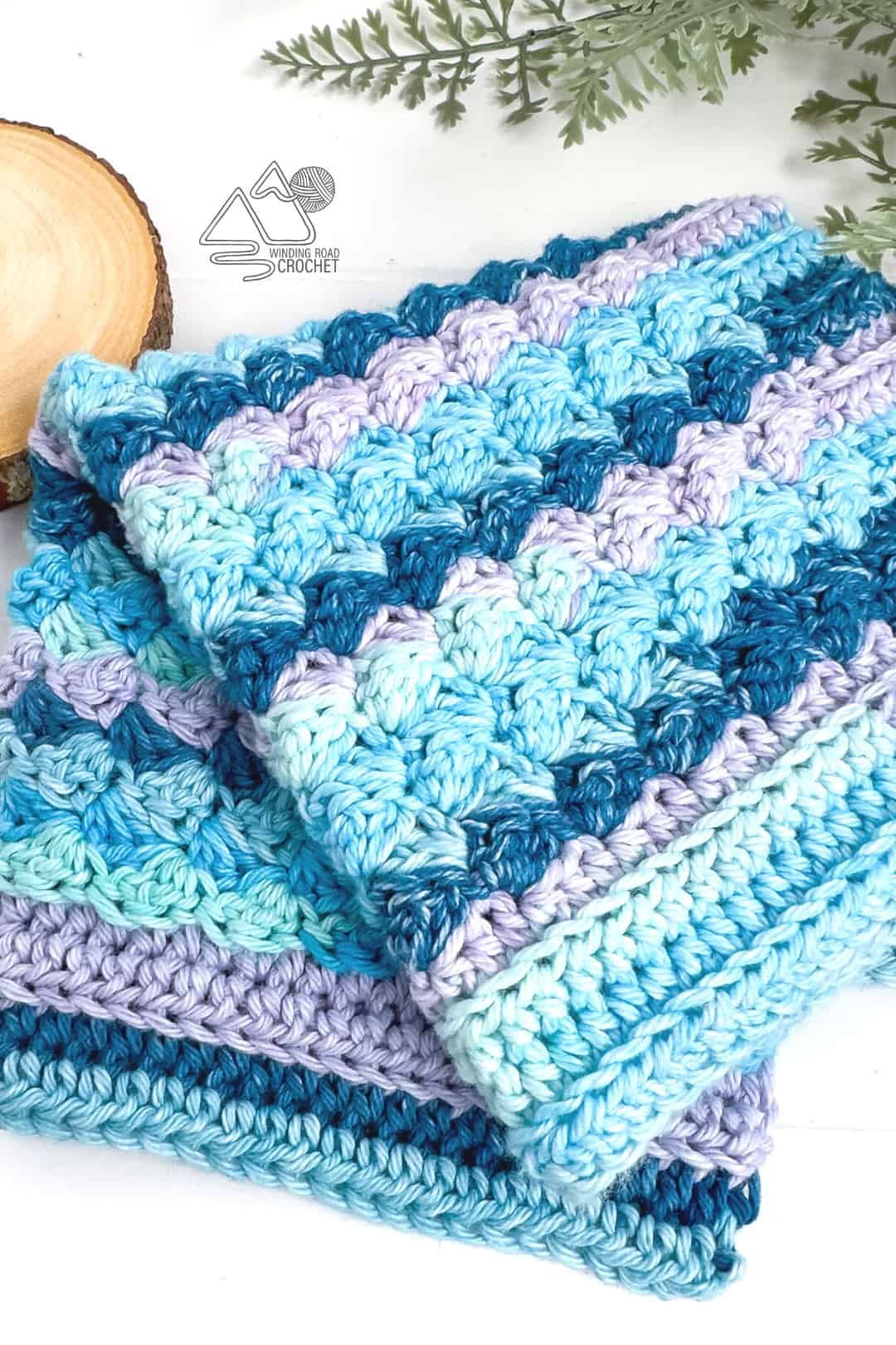 Easy Textured Crochet Washcloth Free Pattern and Video Tutorial