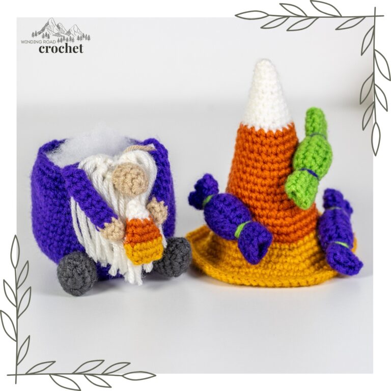 Crochet Candy Gnome Free Pattern - Winding Road Crochet