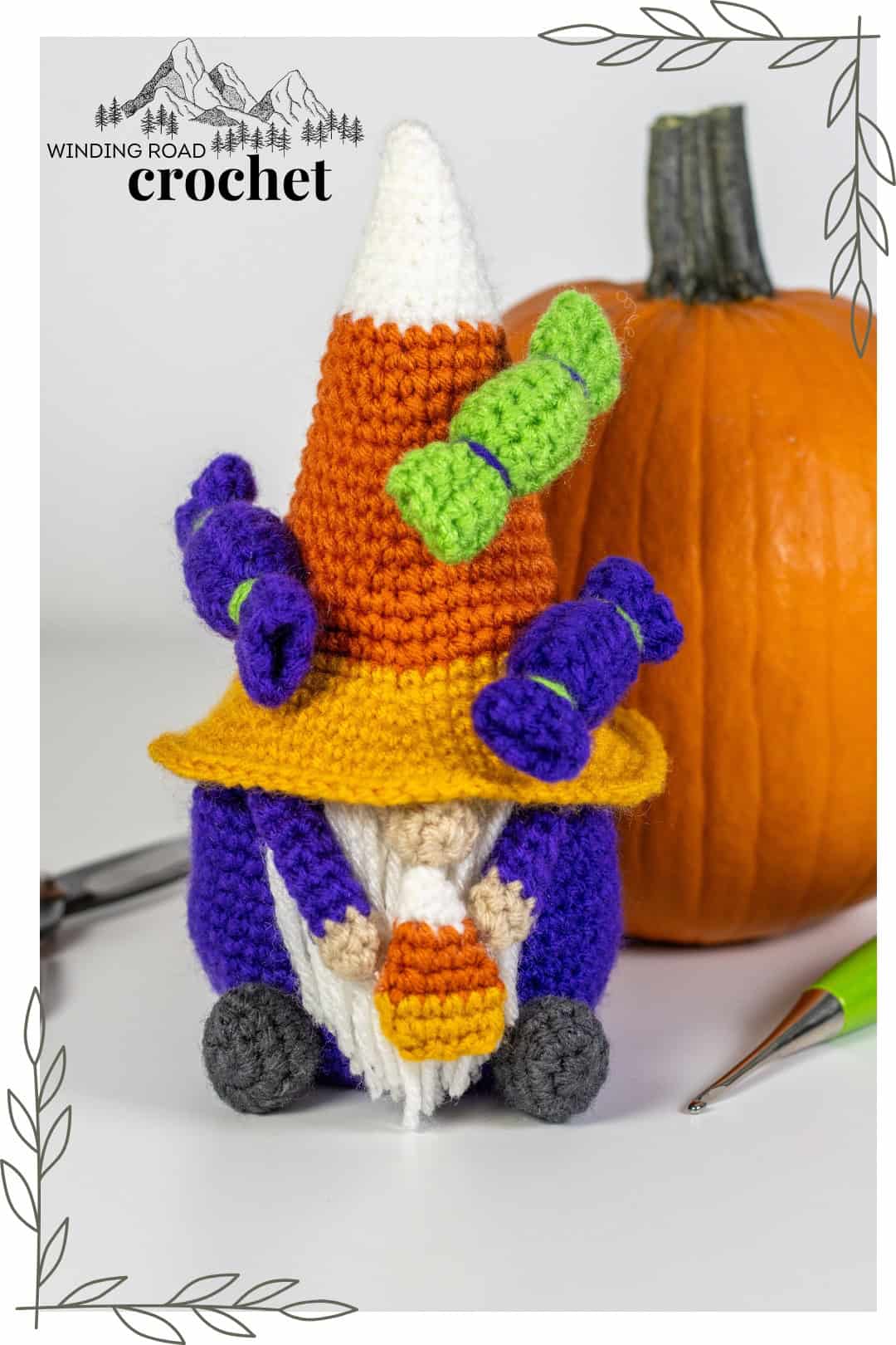 Crochet Candy Gnome Free Pattern - Winding Road Crochet